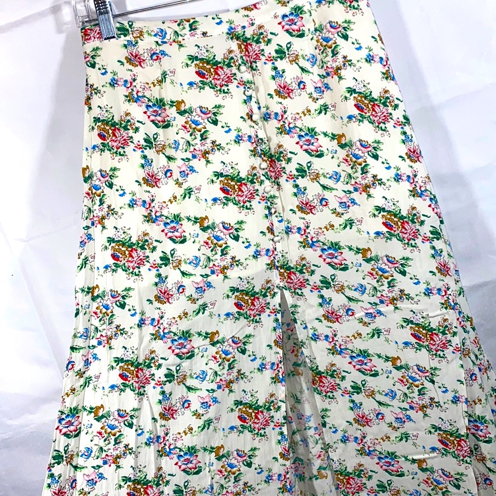 HAYDEN Maxi split floral skirt Size M